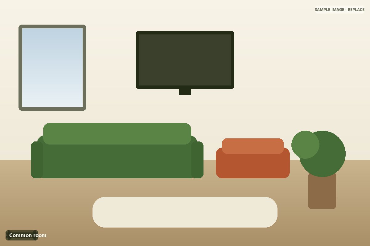 Photo of a common room